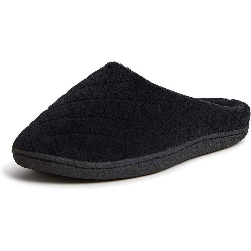 Dearfoams Women Leslie Clog Slippers Black Multi Size XL 11/12‎ New With Tags